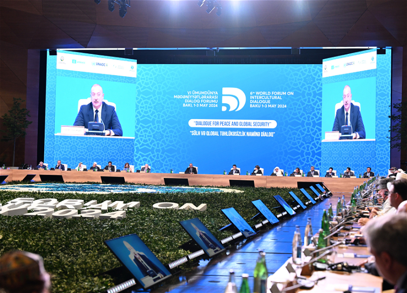 Президент Ильхам Алиев принял участие в VI Всемирном форуме межкультурного диалога в Баку - ФОТО - ВИДЕО