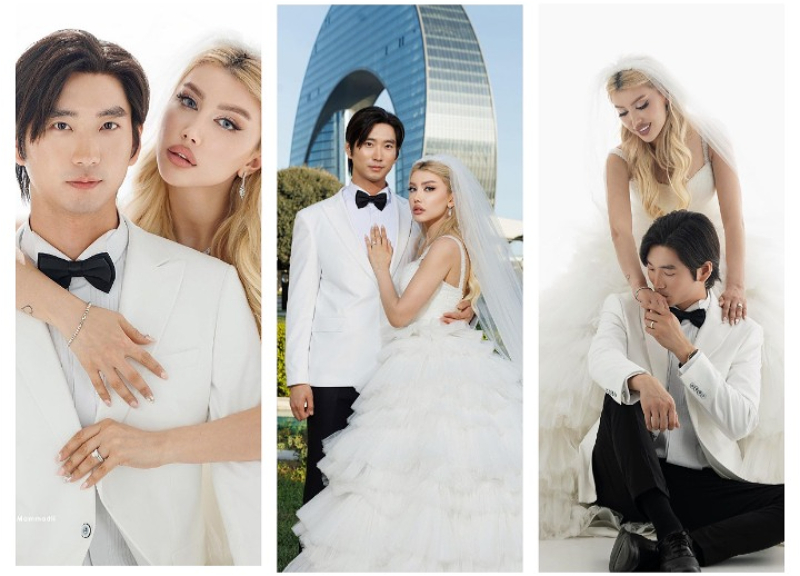 Азербайджанская модель вышла замуж за корейца - ФОТО - ВИДЕО