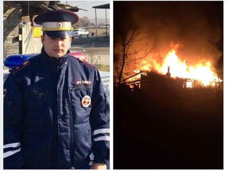 Azərbaycanlı polis Rusiyada qəhrəmana çevrildi – FOTO