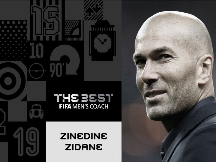 Zinəddin Zidan 2017-ci ilin ən yaxşı məşqçisi seçilib