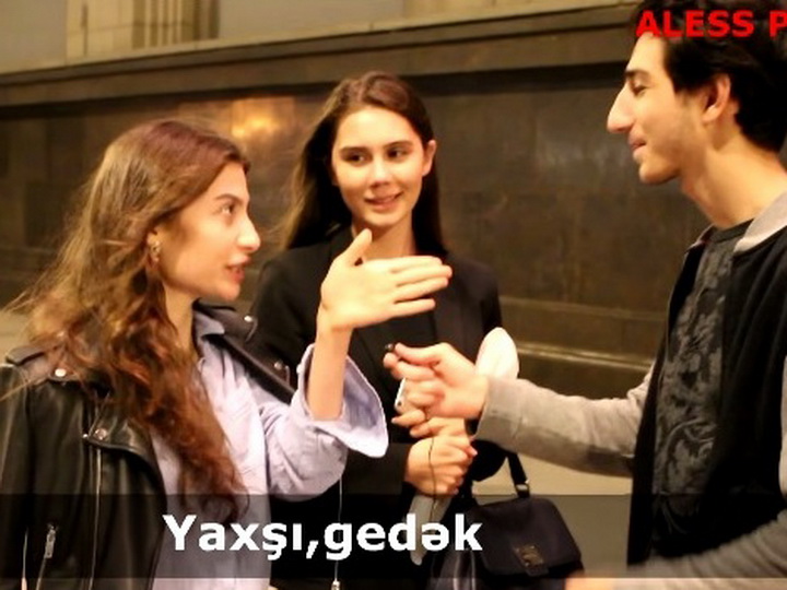 «Meymun!»: Армянка заговорила на азербайджанском на улице в Москве – ВИДЕО