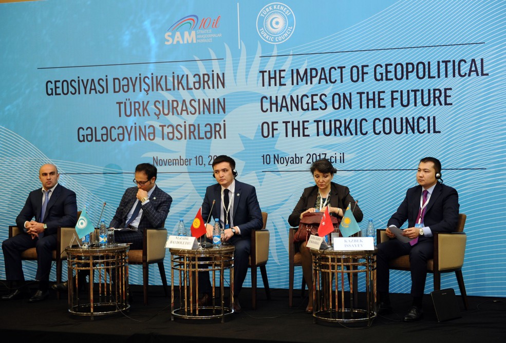 Bakıda “Geosiyasi dəyişikliklərin Türk Şurasının gələcəyinə təsiri” mövzusunda konfrans keçirilib