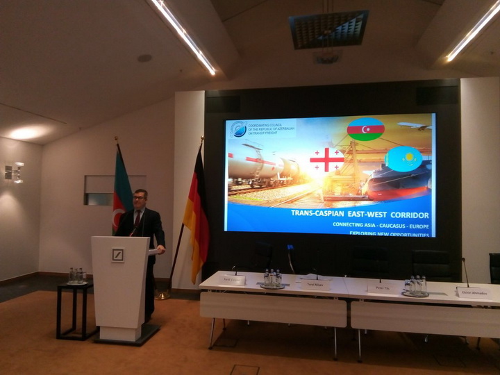 В Берлине был представлен  транспортный, транзитный и логистический потенциал Азербайджана – ФОТО