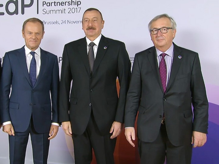 Президент Ильхам Алиев принял участие в Саммите Восточного партнерства Европейского Союза в Брюсселе – ФОТО