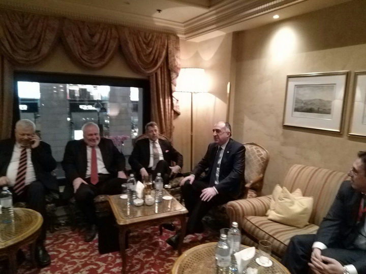 В Вене проходит встреча главы МИД Азербайджана с сопредседателями МГ ОБСЕ - ФОТО