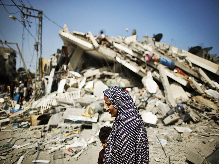 При атаке Израиля по сектору Газа пострадали 25 человек