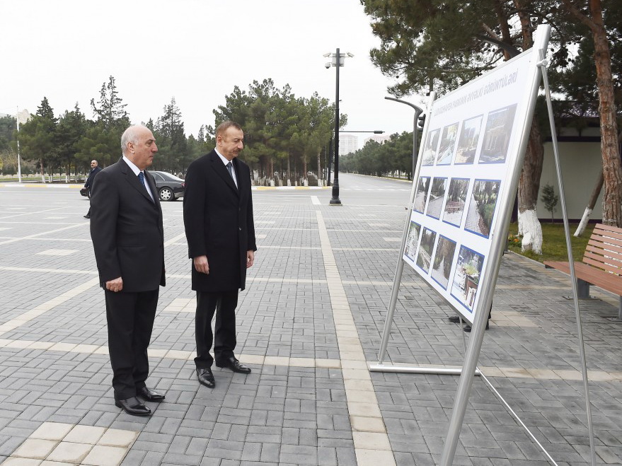 Ильхам Алиев ознакомился с условиями, созданными после реконструкции в парке Людвигсхафен - ФОТО
