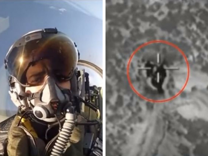 Турецкий пилот невероятным образом уничтожил склад террористов с боеприпасами – ВИДЕО
