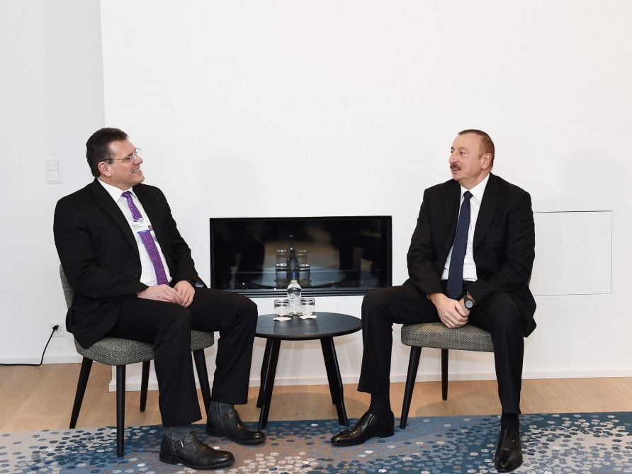 Шефчович в соцсетях сообщил о деталях встречи с Президентом Азербайджана