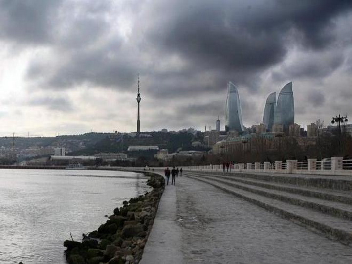 В четверг в Баку и на Абшероне облачно и ветрено