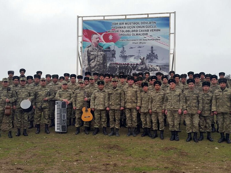 В передовых частях Азербайджанской армии проведены культмассовые мероприятия