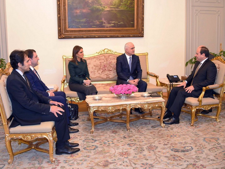 Президент Египта принял министра экономики Азербайджана - ФОТО