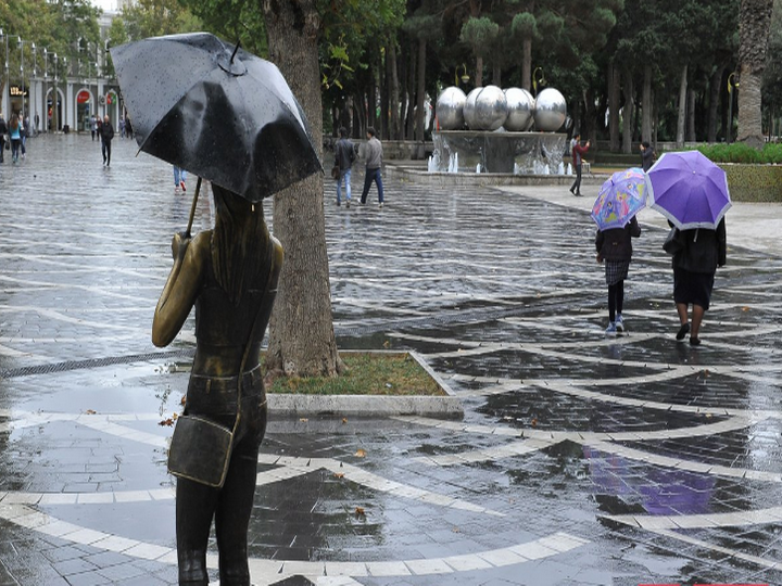 13 марта в Баку и на Абшероне дождливо