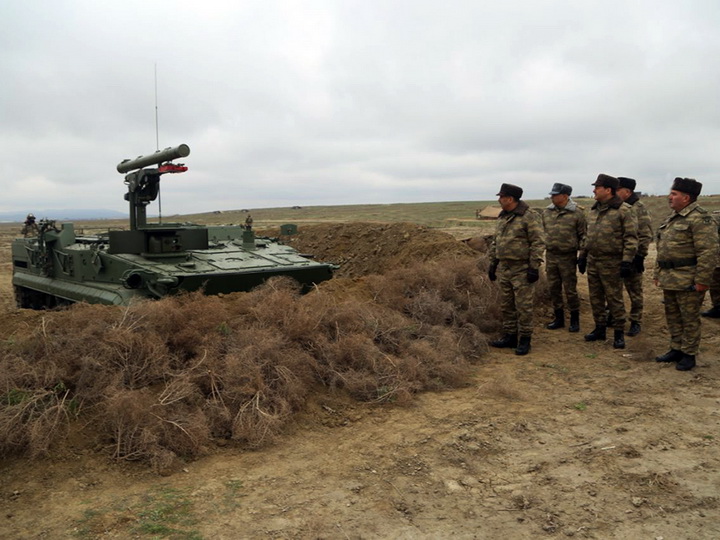 Проведен смотр задействованного в учениях вооружения азербайджанской армии – ФОТО – ВИДЕО