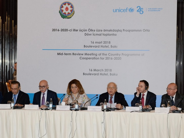 Азербайджан и ЮНИСЕФ обсуждили программу сотрудничества на 2016-2020 годы - ФОТО