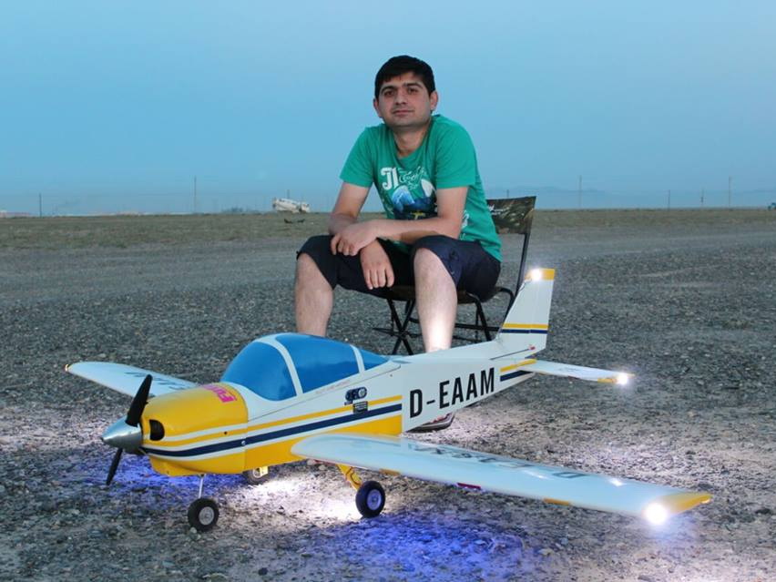 Фуад Гасанов о том, как почувствовать себя пилотом, находясь на земле – ФОТО