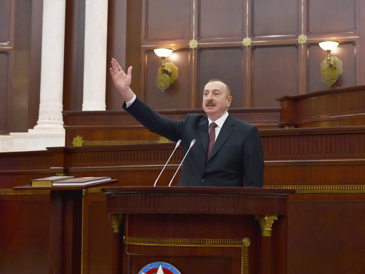 Президент Ильхам Алиев: Азербайджан никогда не позволит создать на нашей территории второе надуманное армянское государство - ФОТО