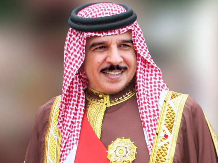 Король Бахрейна поздравил Президента Азербайджана