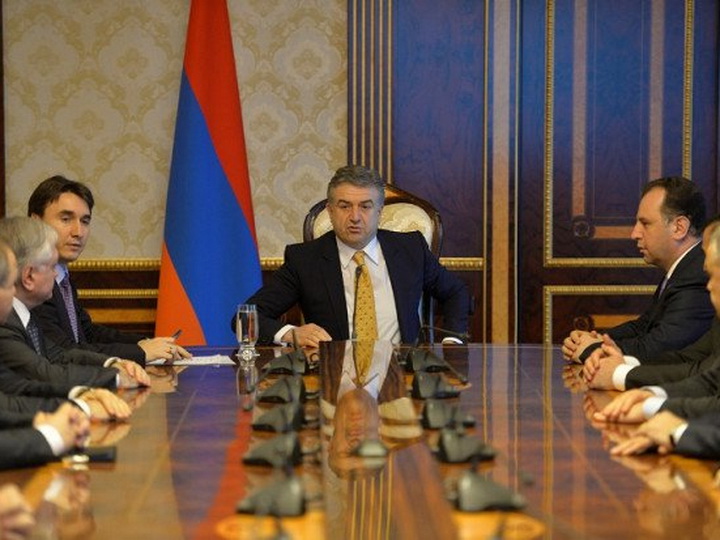 Первый вице-премьер Карен Карапетян приступил к исполнению обязанностей главы правительства Армении