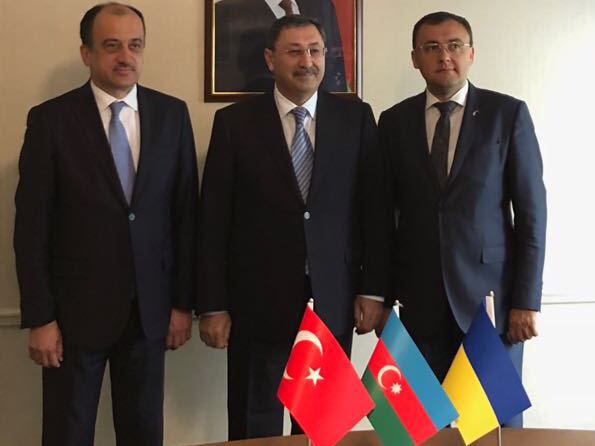 В Баку впервые прошли политконсультации МИД Азербайджана, Турции и Украины – ФОТО