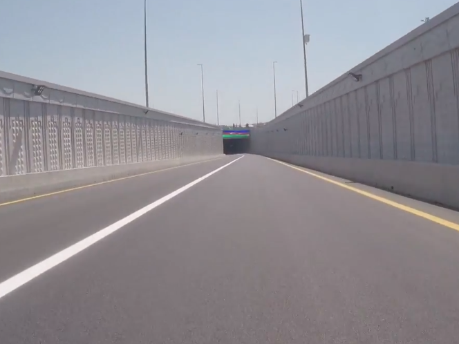 Как проехать с «Дарнагюля» через новый туннель у Олимпийского стадиона в Аэропорт?