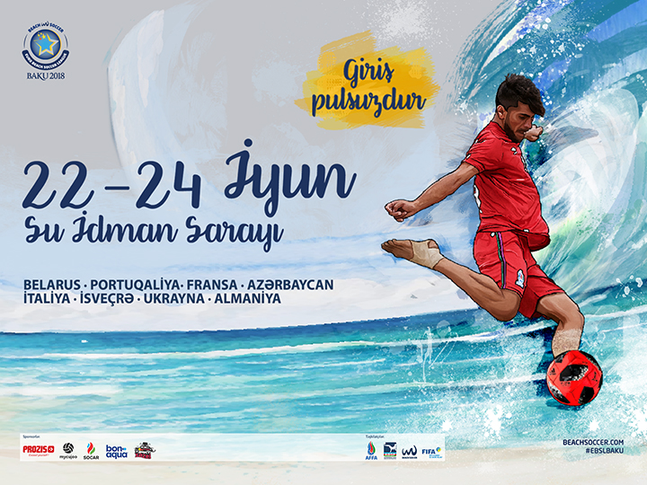 Пляжная футбольная Лига Европы в Баку – ФОТО – ВИДЕО