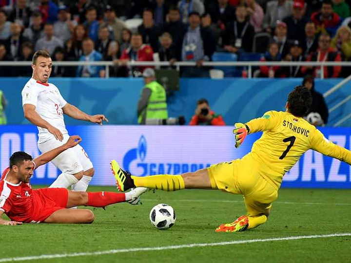 Сборная Швейцарии вырвала победу у Сербии в матче ЧМ-2018 - ФОТО