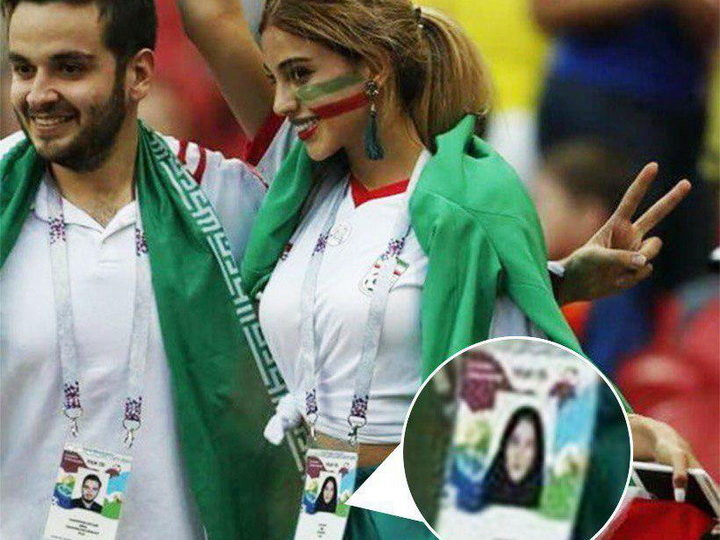 İranlı qadın çadrasını atıb, göbəyini açdı