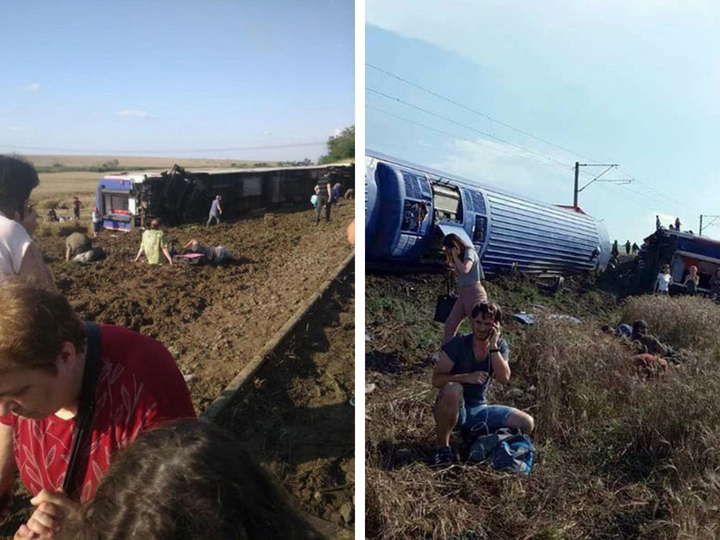 Число жертв крушения на железной дороге в Турции возросло до 24 - ФОТО - ОБНОВЛЕНО