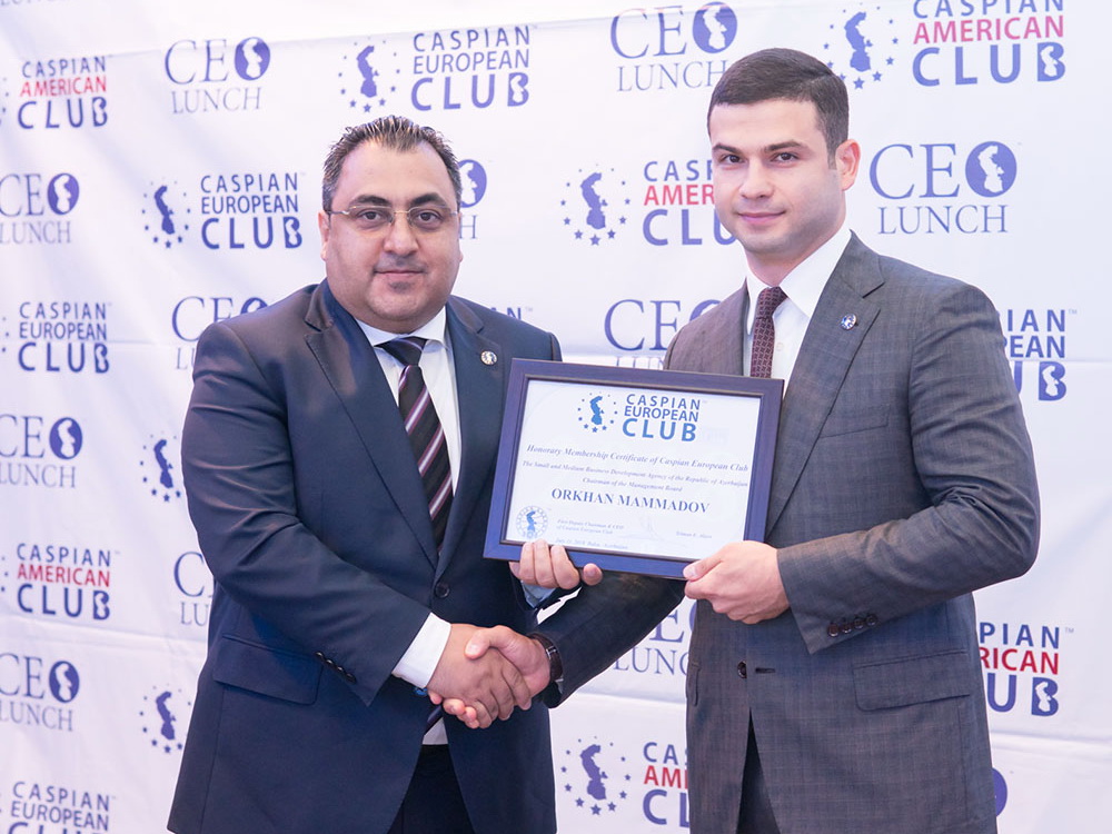 Орхан Мамедов стал почетным гостем CEO Lunch Baku