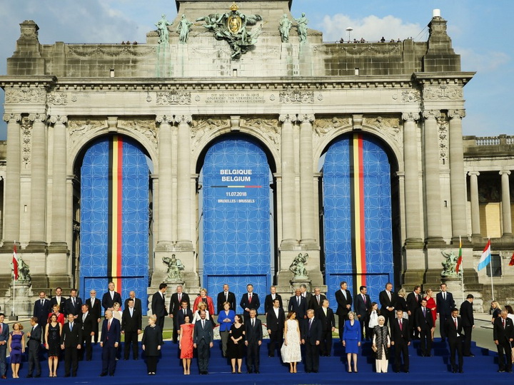 Prezident İlham Əliyev NATO ölkələri başçıları üçün təşkil olunan qəbulda iştirak edib