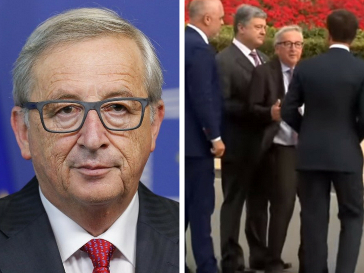 Пьяный президент Еврокомиссии едва держится на ногах и утверждает, что у него радикулит - ВИДЕО