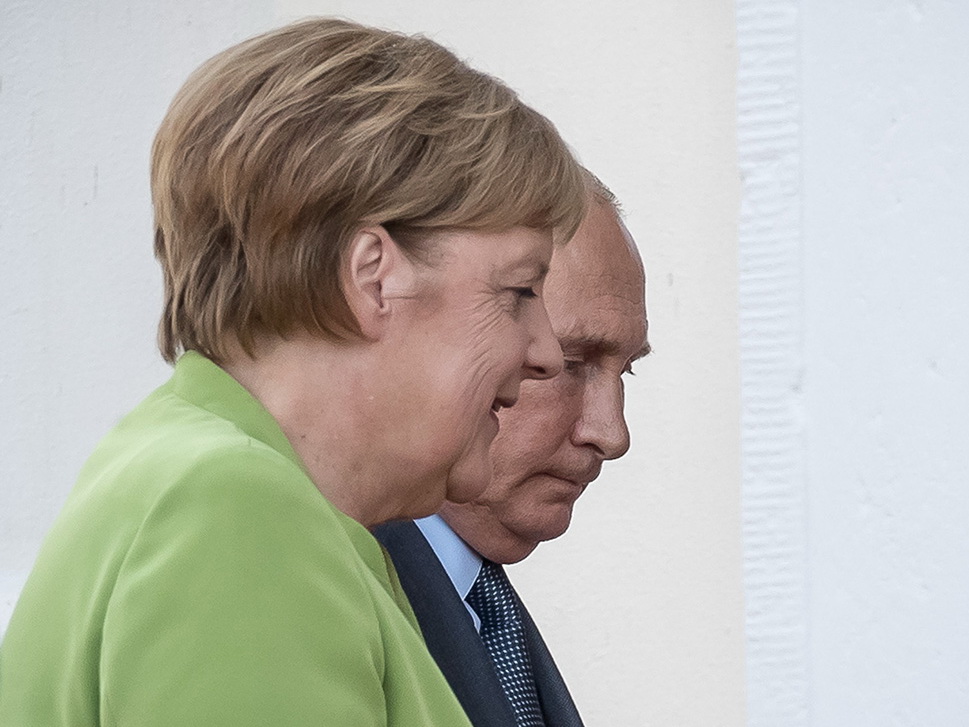 Переговоры Путина и Меркель длились три часа