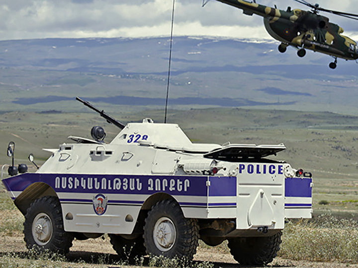 Войска полиции Армении начнут боевое дежурство на границе с Азербайджаном