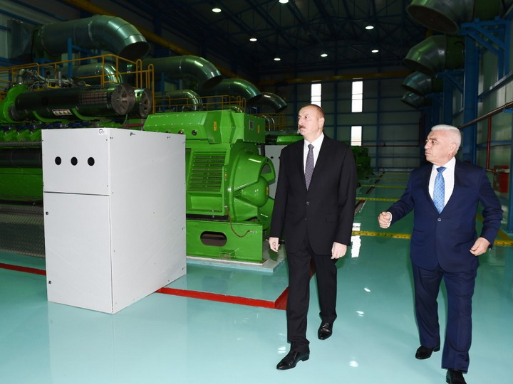 Президент Ильхам Алиев принял участие в открытии электростанции в Лерикском районе - ФОТО