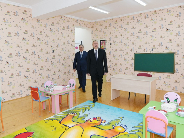 В Лерике открылся ясли-детский сад на 100 мест, построенный по инициативе Фонда Гейдара Алиева - ФОТО
