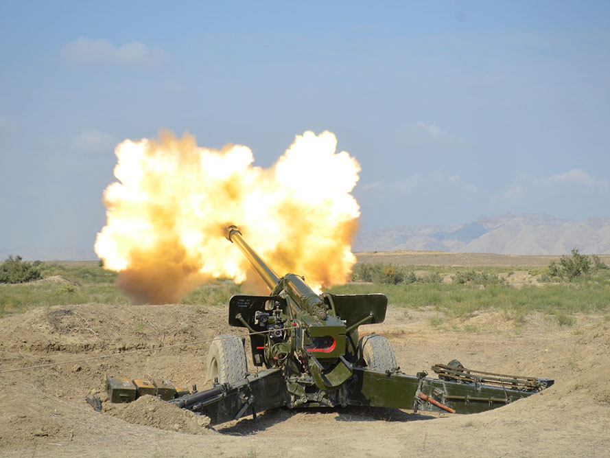 Ракетные и артиллерийские подразделения ВС Азербайджана провели боевые стрельбы - ФОТО - ВИДЕО
