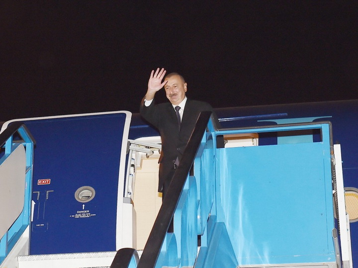 Завершился визит Президента Азербайджана в Турцию - ФОТО