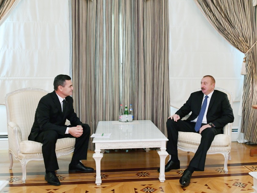 Президент Ильхам Алиев принял заместителя председателя Кабинета министров Туркменистана