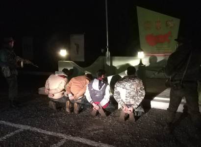 Российские пограничники задержали очередную группу нарушителей границы Армении - ФОТО