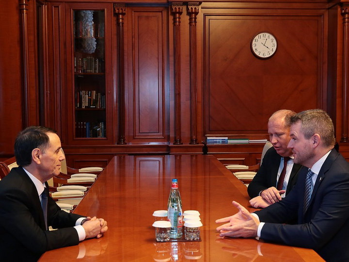 Состоялась встреча премьер-министров Азербайджана и Словакии - ФОТО
