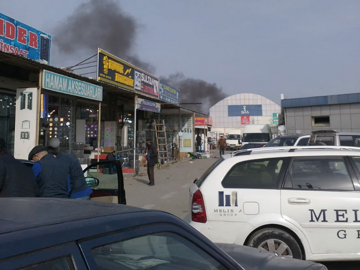 Пожар в торговом центре «Садарак» потушен - ОБНОВЛЕНО