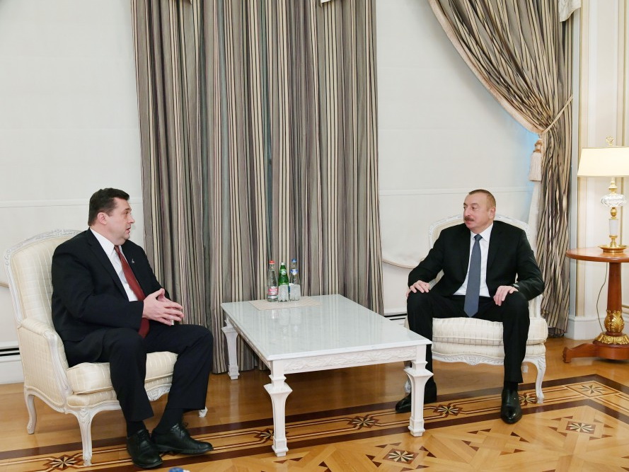 Президент Ильхам Алиев принял председателя Союза журналистов России - ФОТО