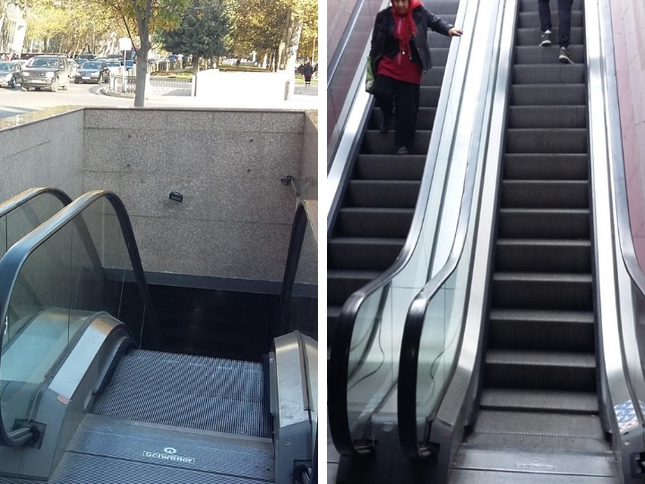 Когда заработают неработающие эскалаторы переходов в центре Баку? – ПОДРОБНОСТИ – ФОТО