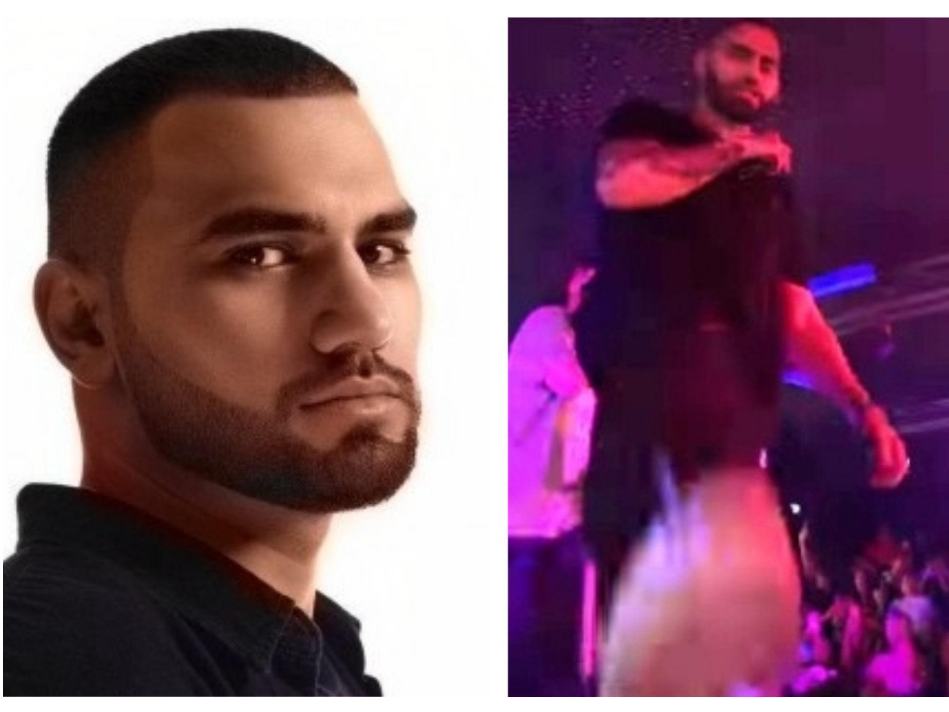 Рэпер HammAli пнул фанатку, пытавшуюся стянуть с него штаны на концерте – ВИДЕО