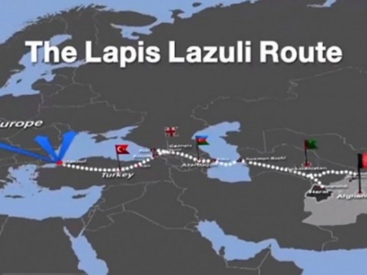 Стартовала первая перевозка по транспортному маршруту Lapis Lazuli