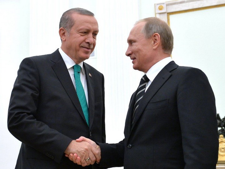 Путин и Эрдоган начали переговоры в Кремле