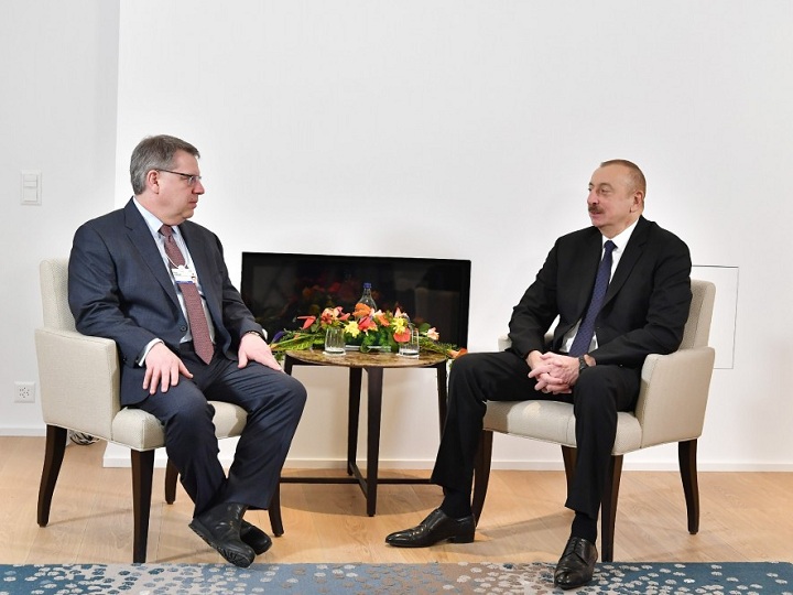 İlham Əliyev “The Boston Consulting Group” şirkətinin prezidenti ilə görüşüb – FOTO