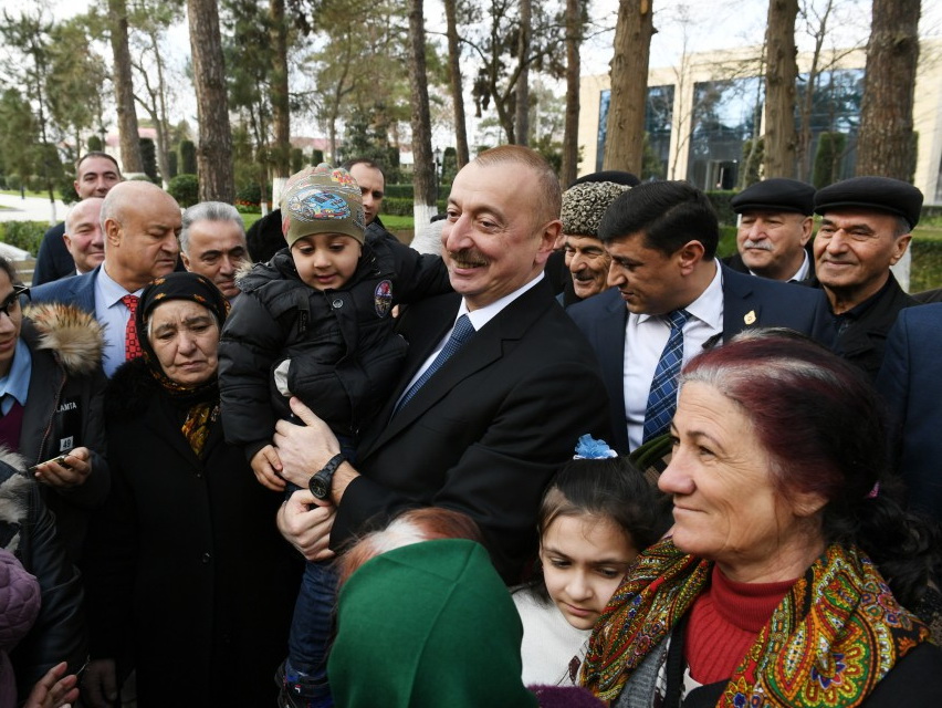 Президент Ильхам Алиев принял участие в открытии Бейляганского историко-краеведческого музея