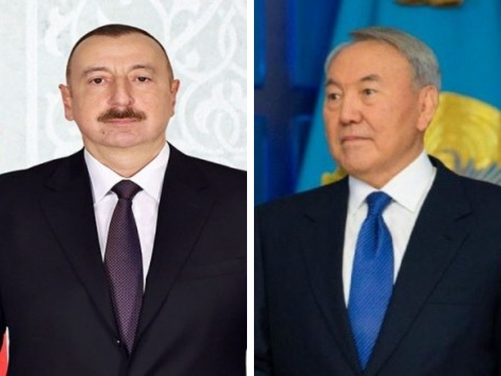 İlham Əliyev Nursultan Nazarbayevə zəng edib
